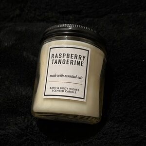Bath & Body Works Raspberry Tangerine Candle - White